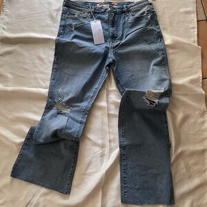 NWT Seven7 Ladies Slim Flare Jean Enchanted - Size 14
